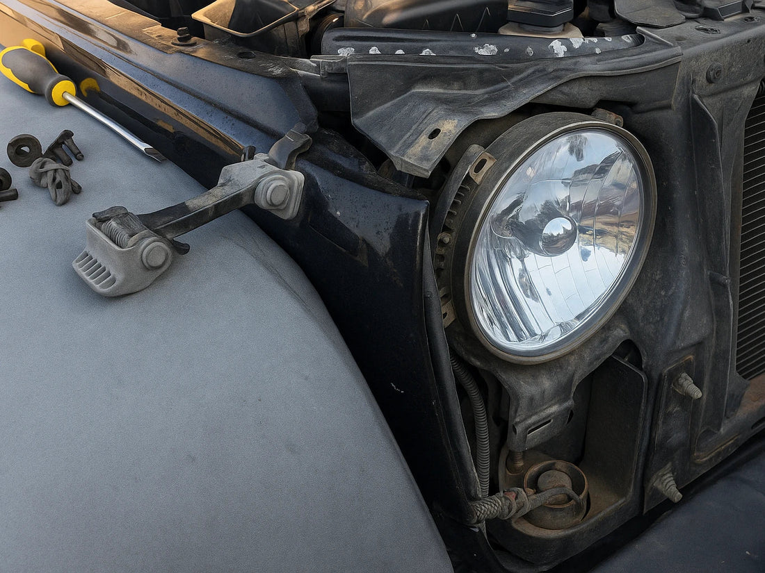 replace headlight with aftermarket car headlights