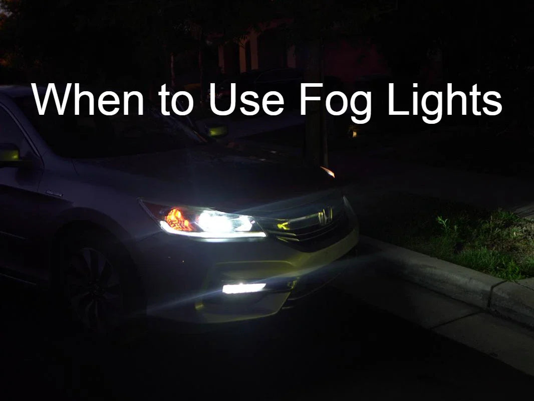 when to use fog lights on car