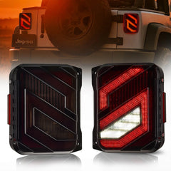Z shaped jeep wrangler jk led tail lights