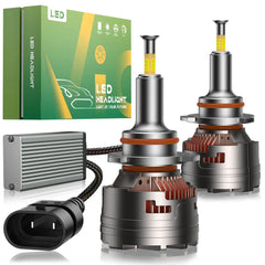 V7 Brightest 9006/HB4 150W 360°Full Illumination LED Headlight Bulbs 900% Brighter Than Halogen and 50,000Hrs Lifespan | Hawkglow