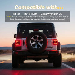 Hawkglow LED tail light assembly for Jeep JL 2018–2025