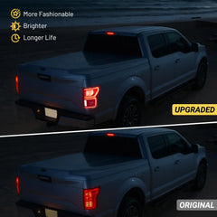 Fit For Ford F150 2018-2020 LED Tail Light with Blind Spot Right Passenger Side Taillight Rear Brake Lamp Signal Assembly (Module NOT Included) | Hawkglow