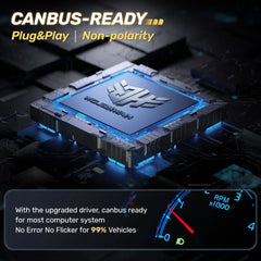 Fit For Toyota/Nissan/Honda M9F 9005/HB3 70W 6500K White 20000LM IP68 LED Headlight Bulbs 2 Pcs | Hawkglow Perfect Fit Design