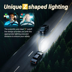 Hawkglow LED Headlights Assembly DOT Approved with DRL Turn Signal High/Low Sealed Beam Side Marker Compatible with 2003-2006 Chevy Silverado Avalanche