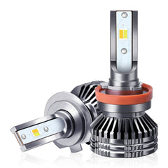 FLASHARK 9005/HB3 9006 H4 H7 H11 H13 LED Headlight Bulbs , 60W£¬6000K  White, 6400 LM Per Set, Super Bright and Penetration,Plug and Play, Halogen Replacement DRL Bulbs 2Pack Flashark