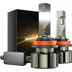 H11 H8 H9 LED Headlight Bulbs 60W 12000LM 6000K | 2 Bulbs for Chevy/Ford/Dodge/Jeep/BMW/Nissan/Toyota/Honda
