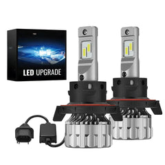 H13/9008 LED Headlight Bulbs 70W 6500K 18000LM White Dual-function 2Pcs for Chevrolet/Ford/GMC//BMV/Dodge/Honda/Nissan/Jeep