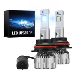 S6 9004/HB1 70W 6500K 18000LM White IP67 LED Headlight Bulbs 2Pcs