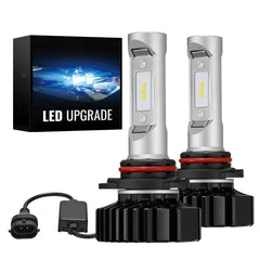 X1 9005/HB3 100W 6500K 14000LM White LED Headlight Bulbs 2Pcs