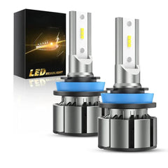 H11 H8 H9 LED Headlight Bulbs 20W 15000LM 6000K | 2 Bulbs for Chevy/Ford/Dodge/Jeep/BMW/Nissan/Toyota/Honda