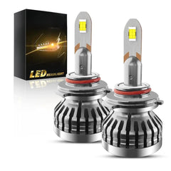 9005/HB3 H4 H7 H11 H13 LED Headlight Bulbs 80W 6400LM 6000K 2 Bulbs