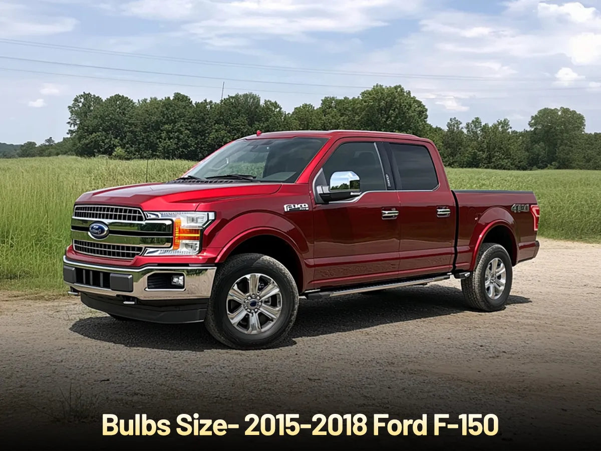 2015 ford f-150 headlight bulb size​