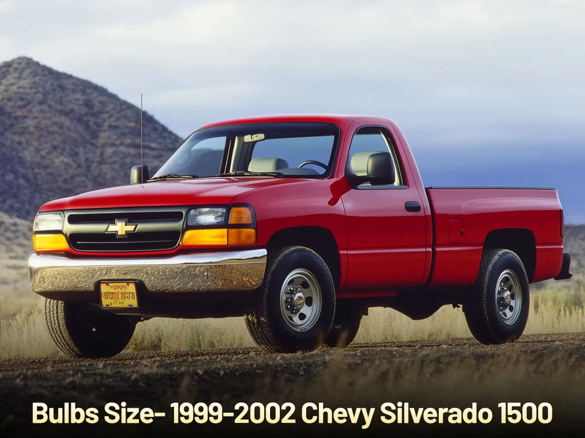 99 silverado headlight bulb size