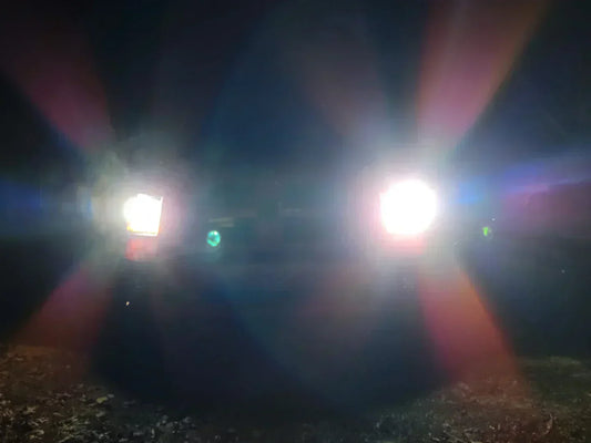 Lux vs lumens comparison in LED car headlight performance
