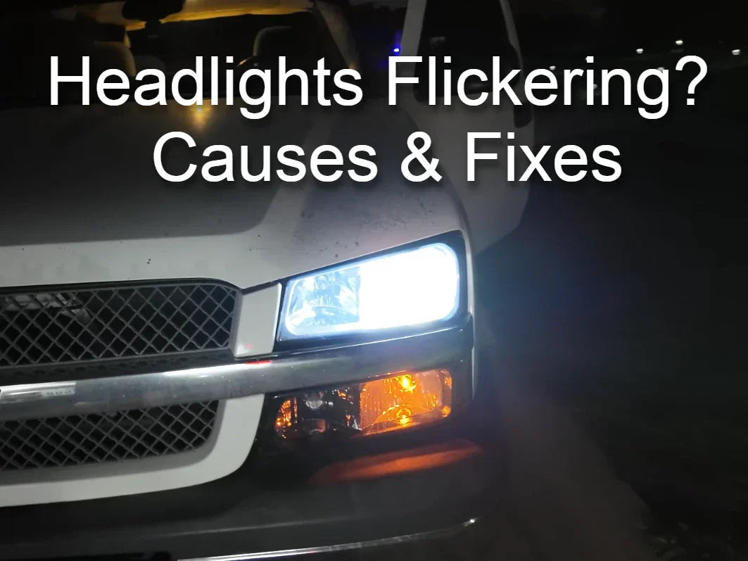 car headlights flickering