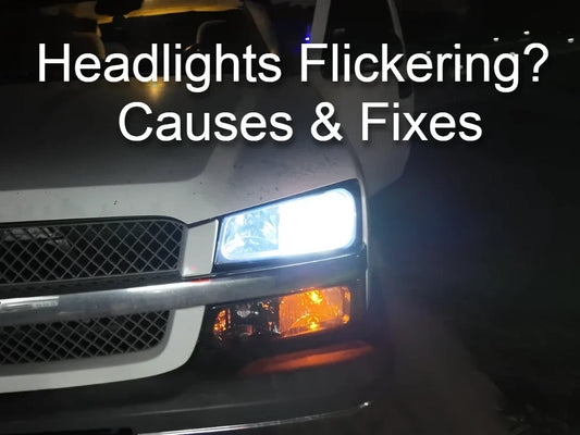 car headlights flickering