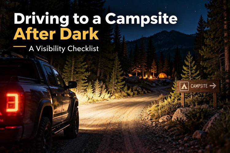 Driving to a Campsite After Dark: A Visibility Checklist