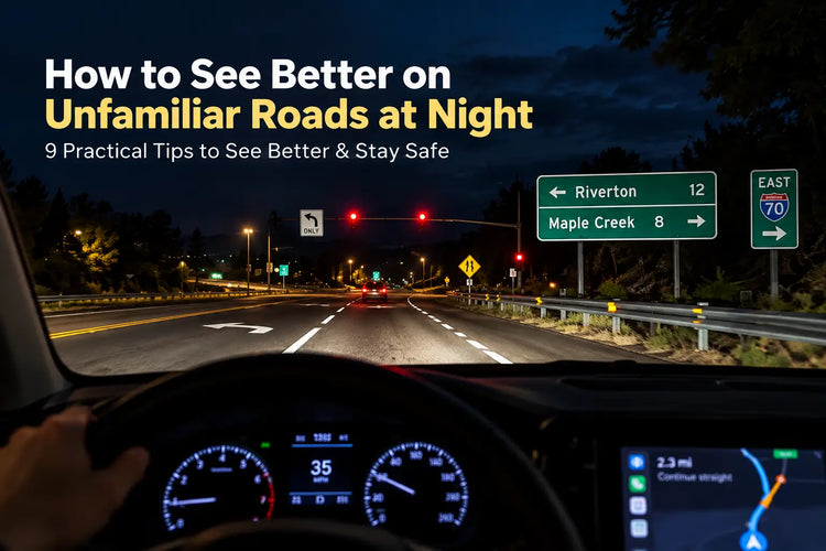 How to See Better When Driving on Unfamiliar Roads at Night