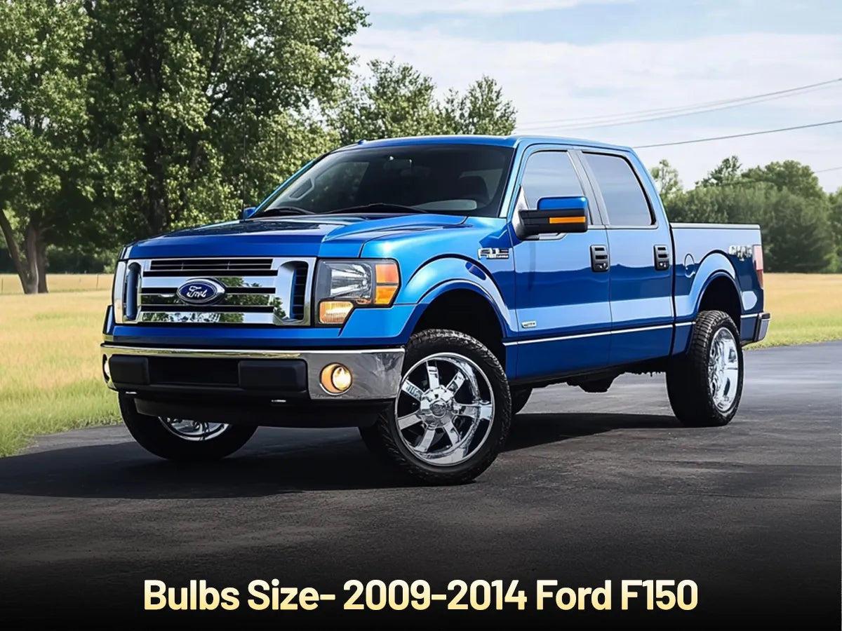 ford f150 headlight bulb size​