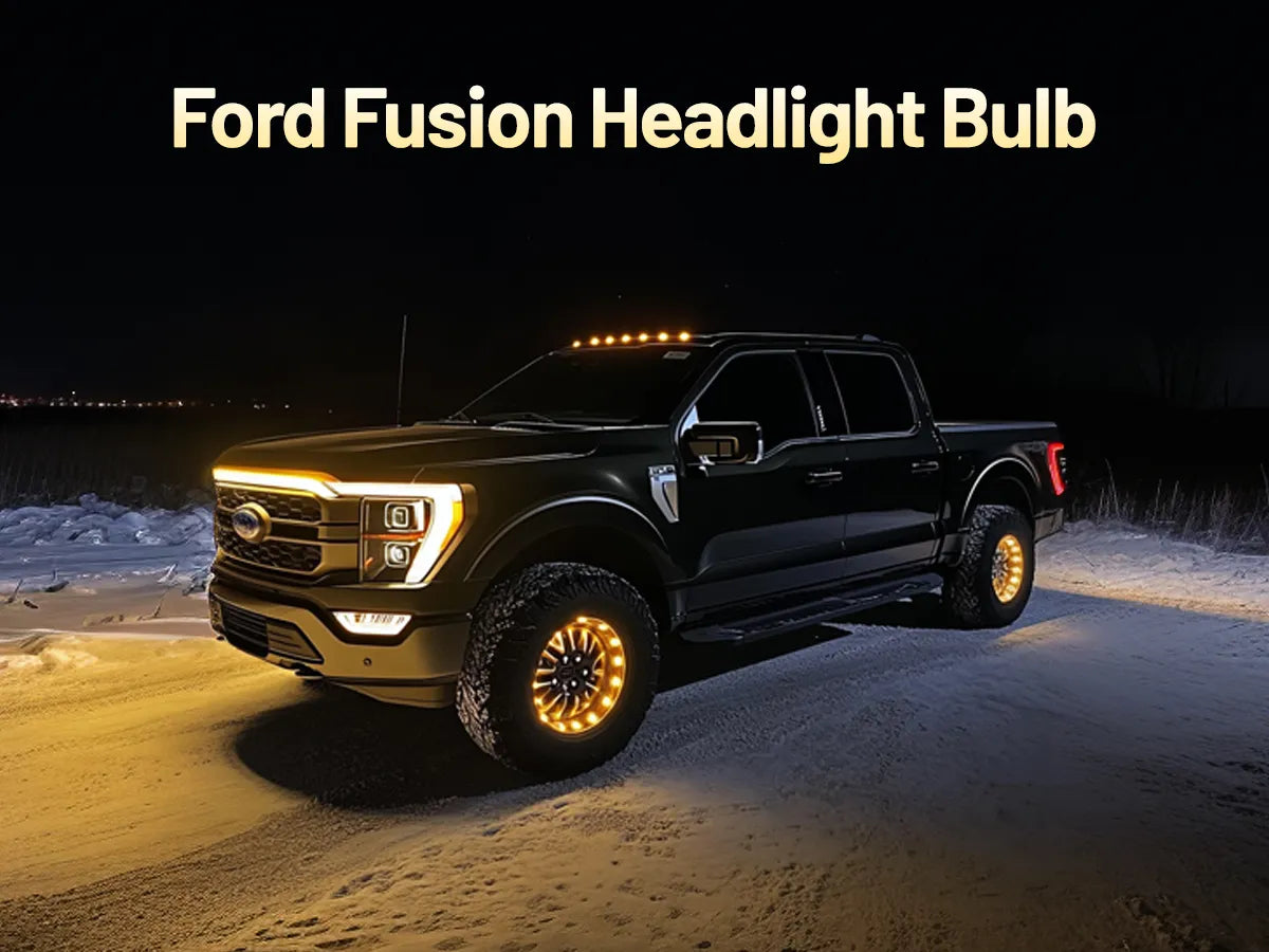ford fusion headlight bulb replacement