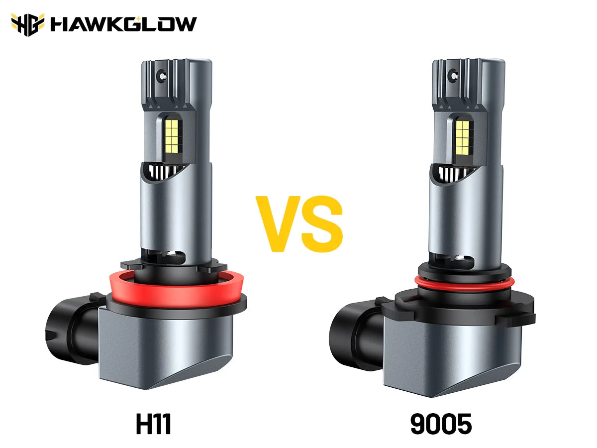 h11 vs 9005 headlight bulb​