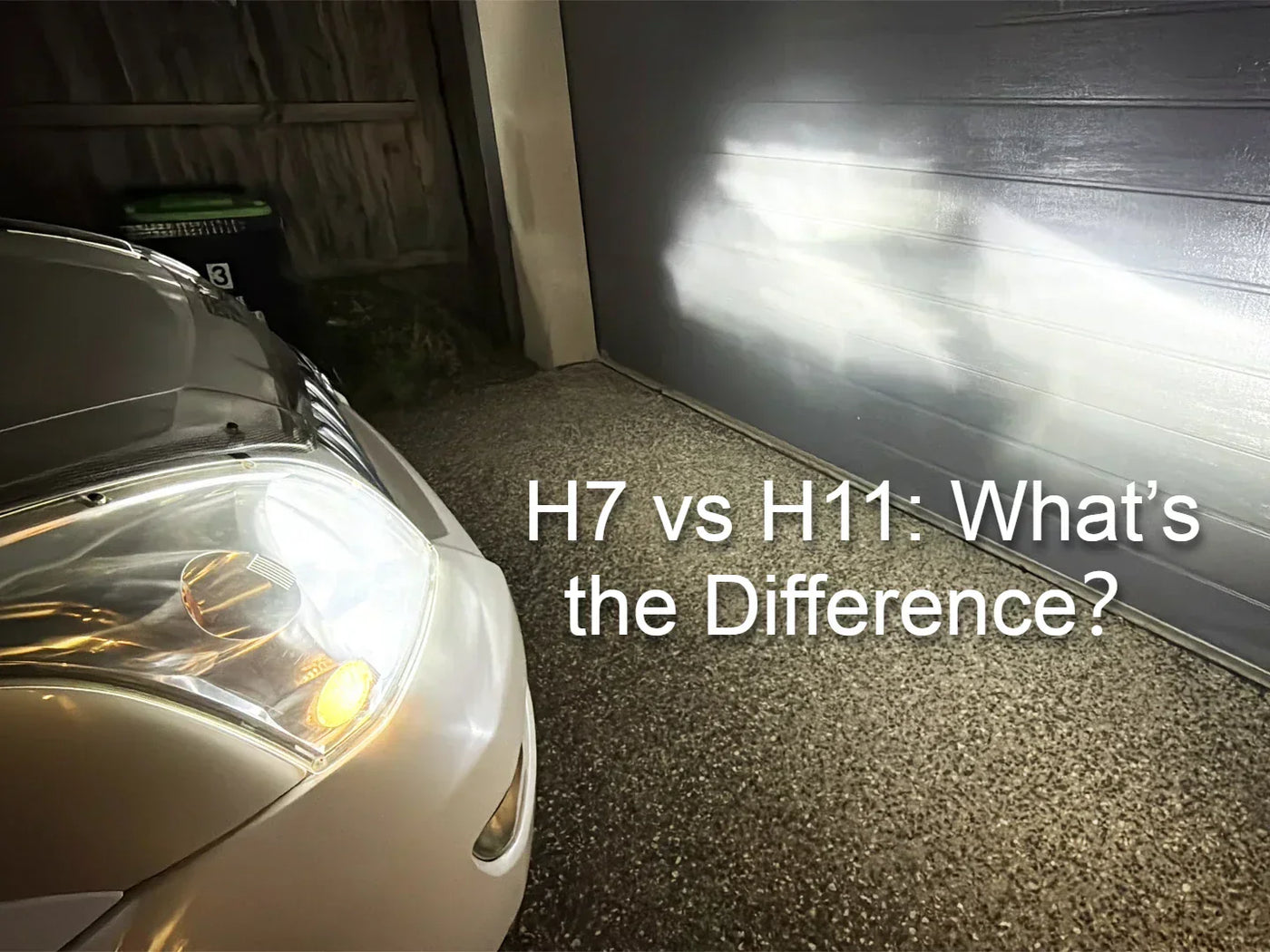H11 vs H7 bulb