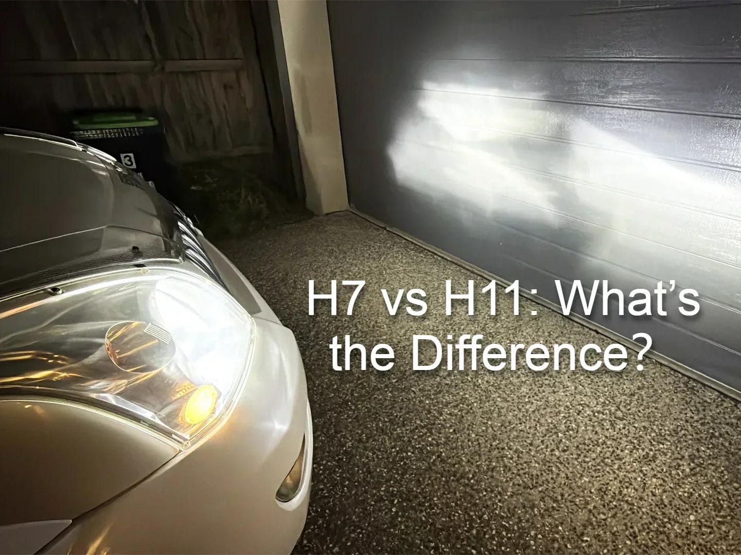 H11 vs H7 bulb