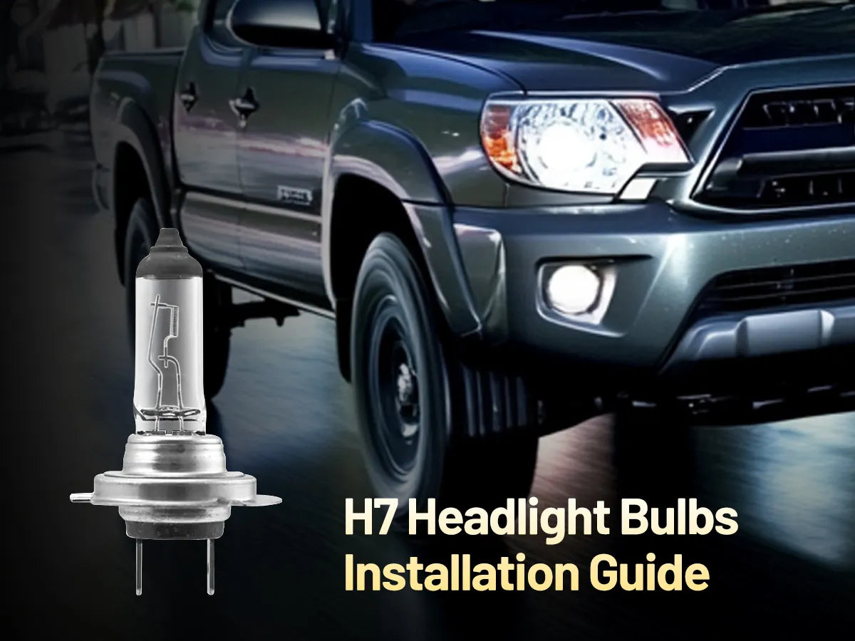 how to replace h7 headlight bulb