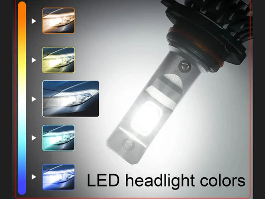 led headlight color chart