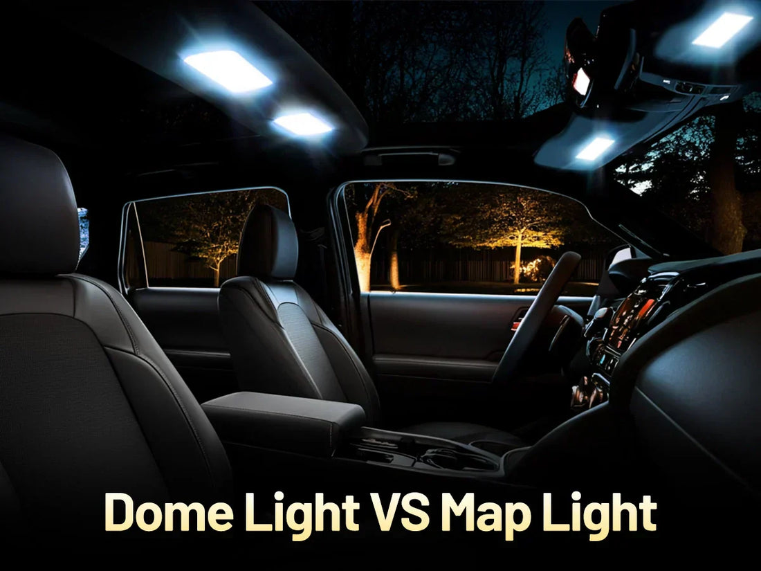 map light vs dome light