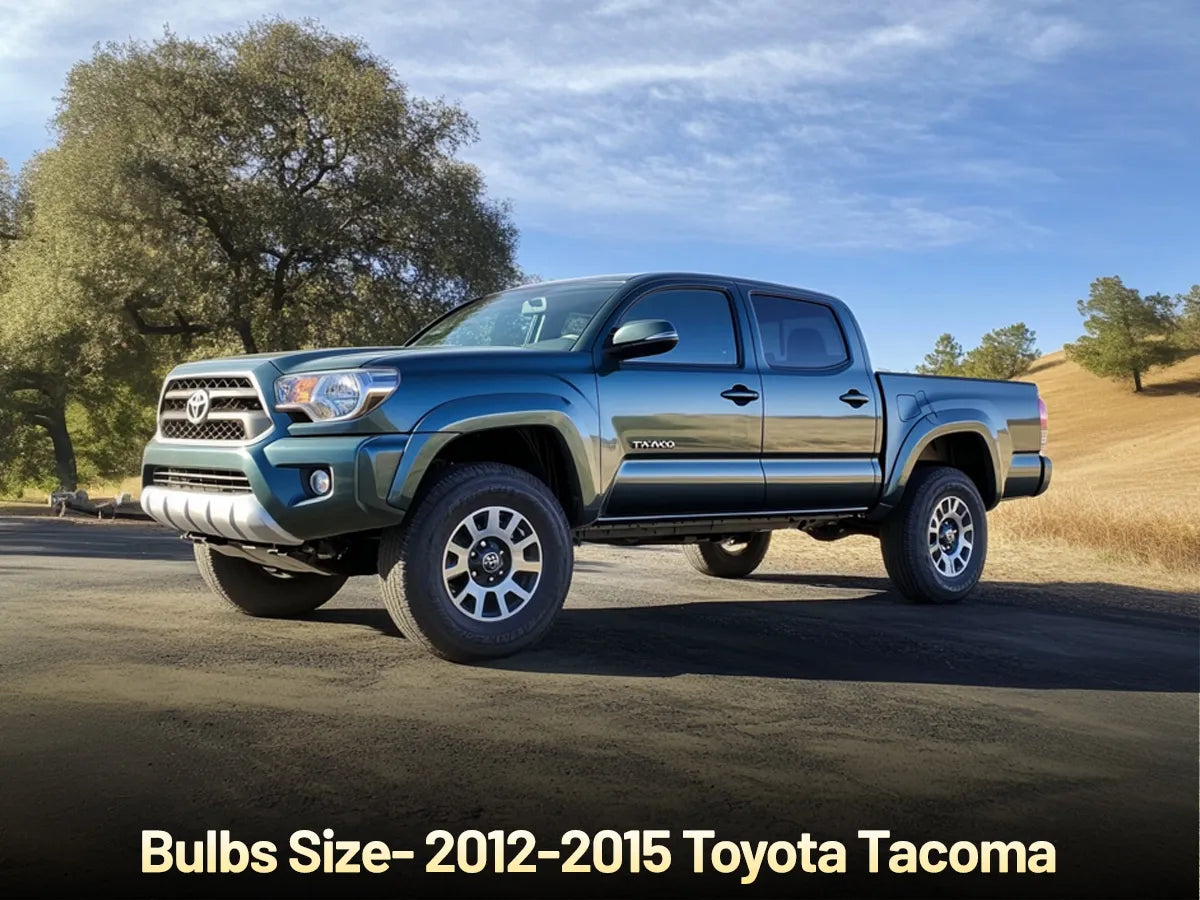 toyota tacoma headlight bulb size​