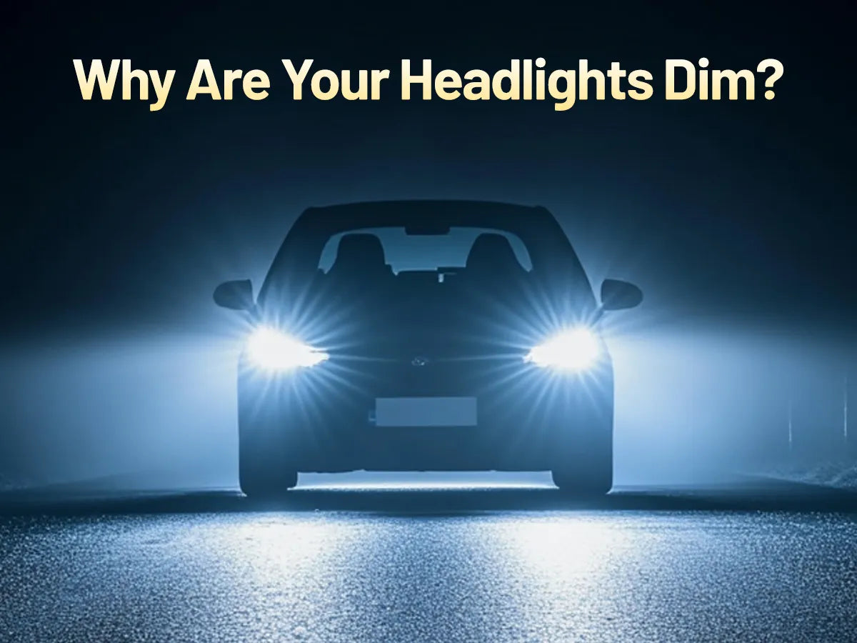 why are my headlights so dim