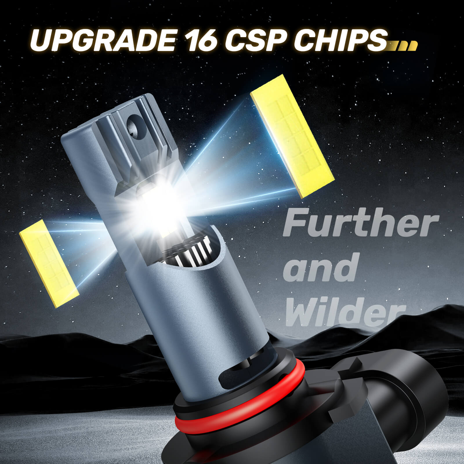 9006 led headlights - 700% Super Brighterness