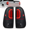 For 1997-2007 Ford F150/F250/F350 Smoked LED Tail Light Assembly Pair