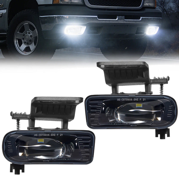 For 1999-2006 Chevy Silverado/Tahoe/Suburban LED Fog Lights Assembly Pair