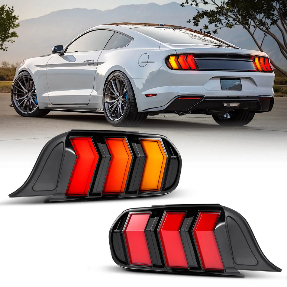 For 2015-2023 Ford Mustang LED Tail Light Assembly Pair