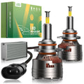 V7 Brightest 9006/HB4 LED Headlight Bulbs 150W 360° Full Illumination 2 Pcs