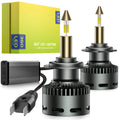 RD09 Bullet H7 LED Headlight Bulbs 130W 360° Full Illumination 2 Pcs