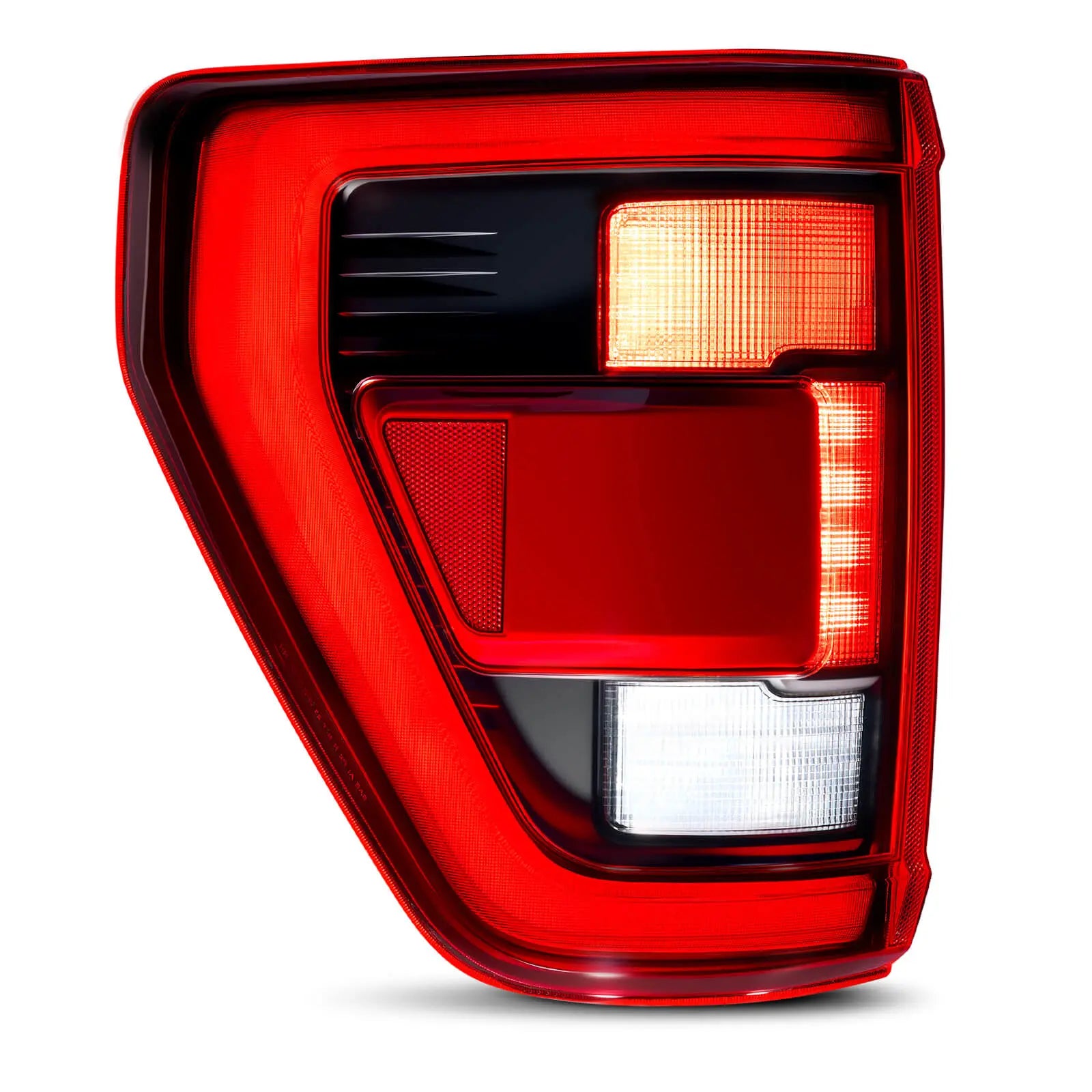 Fit For 2021-2023 Ford F150 LED Tail Light Assembly w/Blind Spot, Left Driver Side/Right Passenger Side Taillight Rear Brake Lamp (Module NOT Included) | Hawkglow
