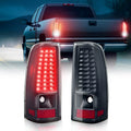 For 2003-2007 Chevy Silverado 1500/2500/3500 Smoked LED Tail Light Assembly Pair