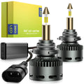 RD09 Bullet 9006/HB4 LED Headlight Bulbs 130W 360° Full Illumination 2 Pcs