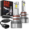 F6C 9005/9006 130W LED Headlight Bulbs 800% Brighter Than Halogen and 50000Hrs Lifespan | Hawkglow