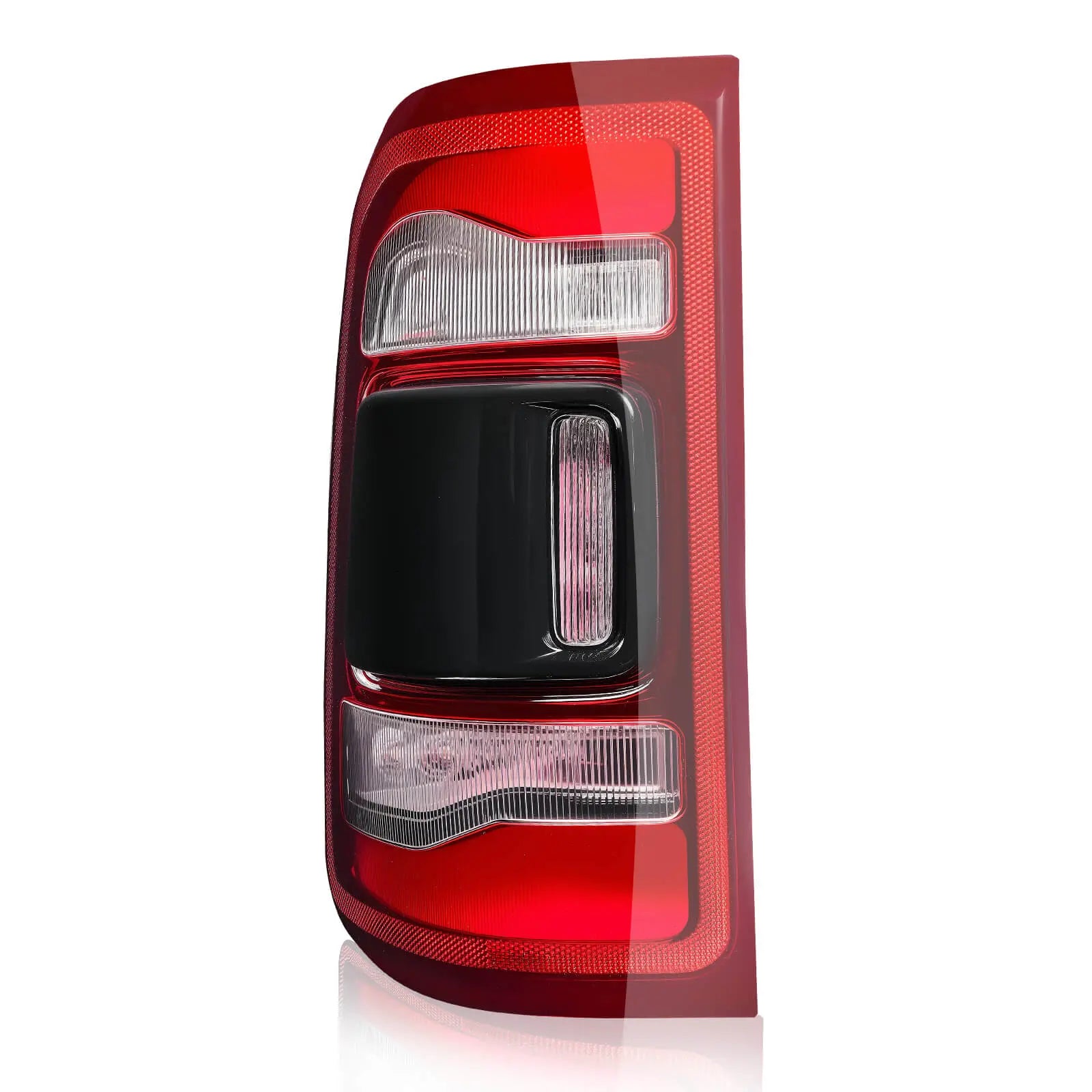 For 2019-2023 Dodge Ram 1500 LED Type Tail Light Assembly Without Blind Spot Red Lens Chrome Interior Left/Right/Left&Right Side Rear Light | Hawkglow