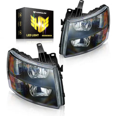 2007-2013 Chevy Silverado 1500 / 2007-2014 Silverado 2500 3500 Headlight Assembly | Hawkglow