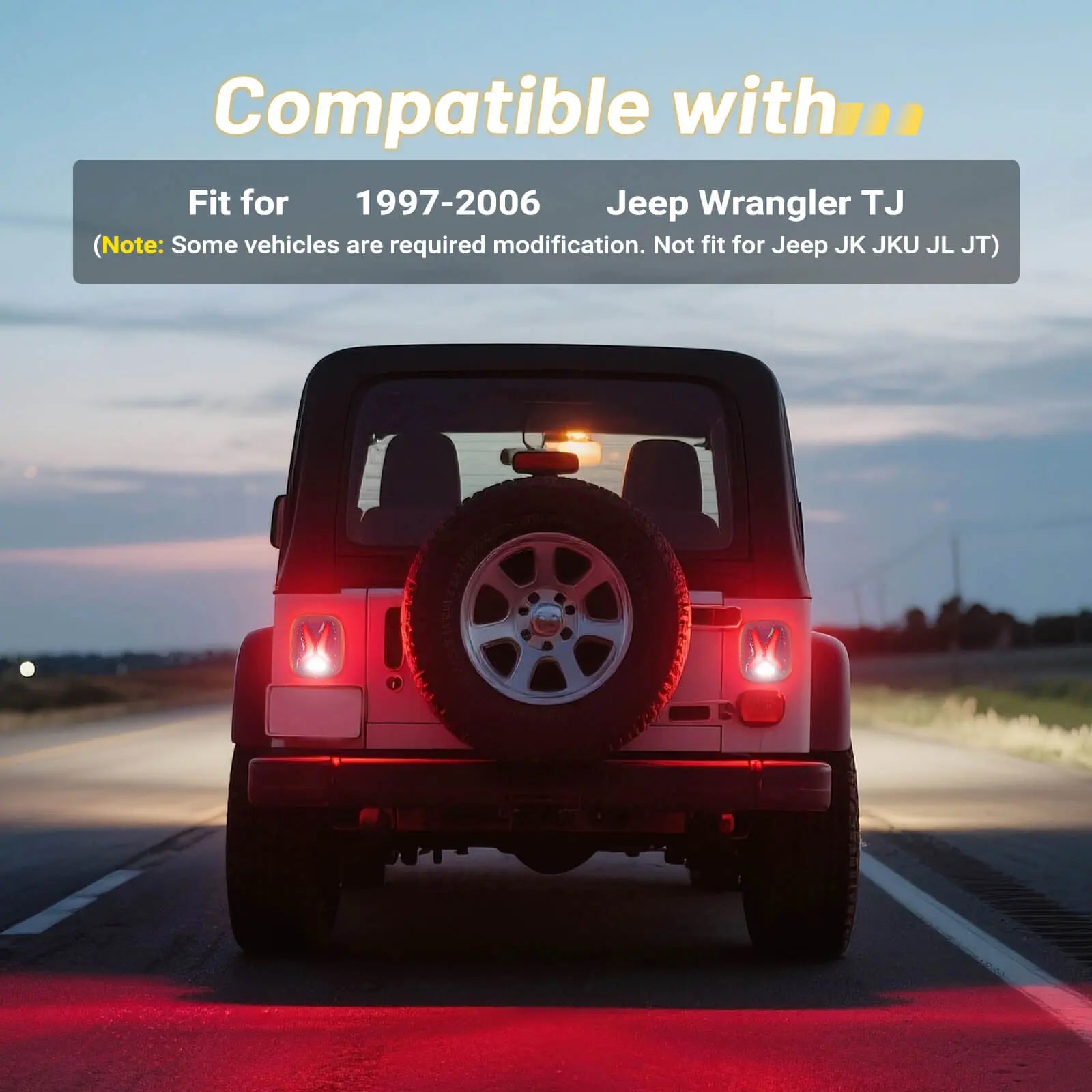 jeep tj led tail lights​ for 1997-2006