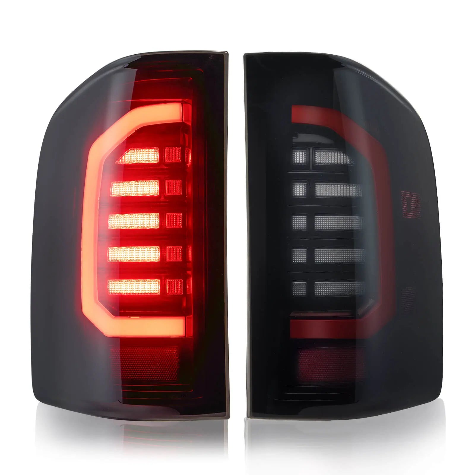 LED Tail Lights Black Smoke For 2007-2013 Chevy Silverado 1500 2500 HD 3500 HD | Hawkglow