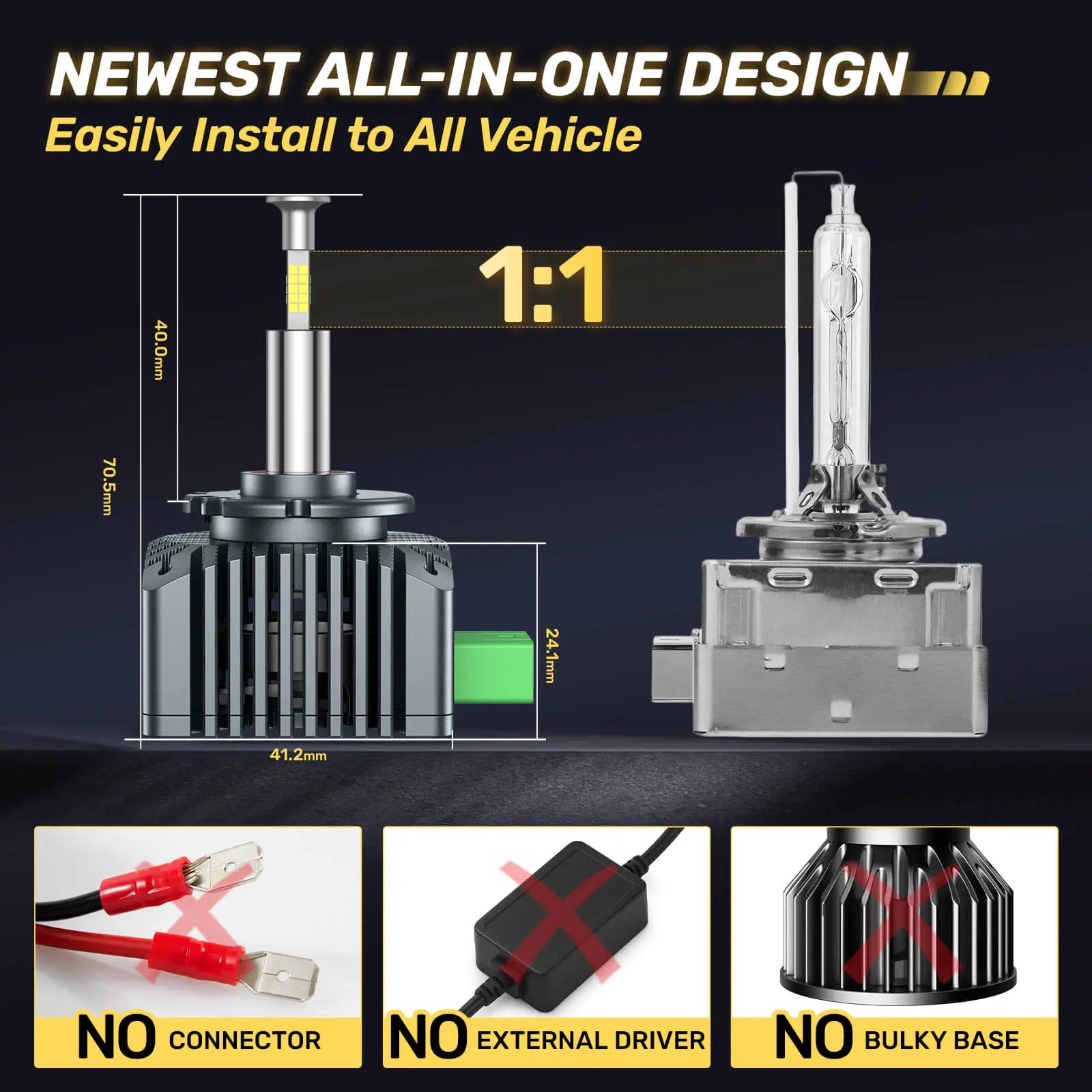 1:1 design d3s bulb replacement