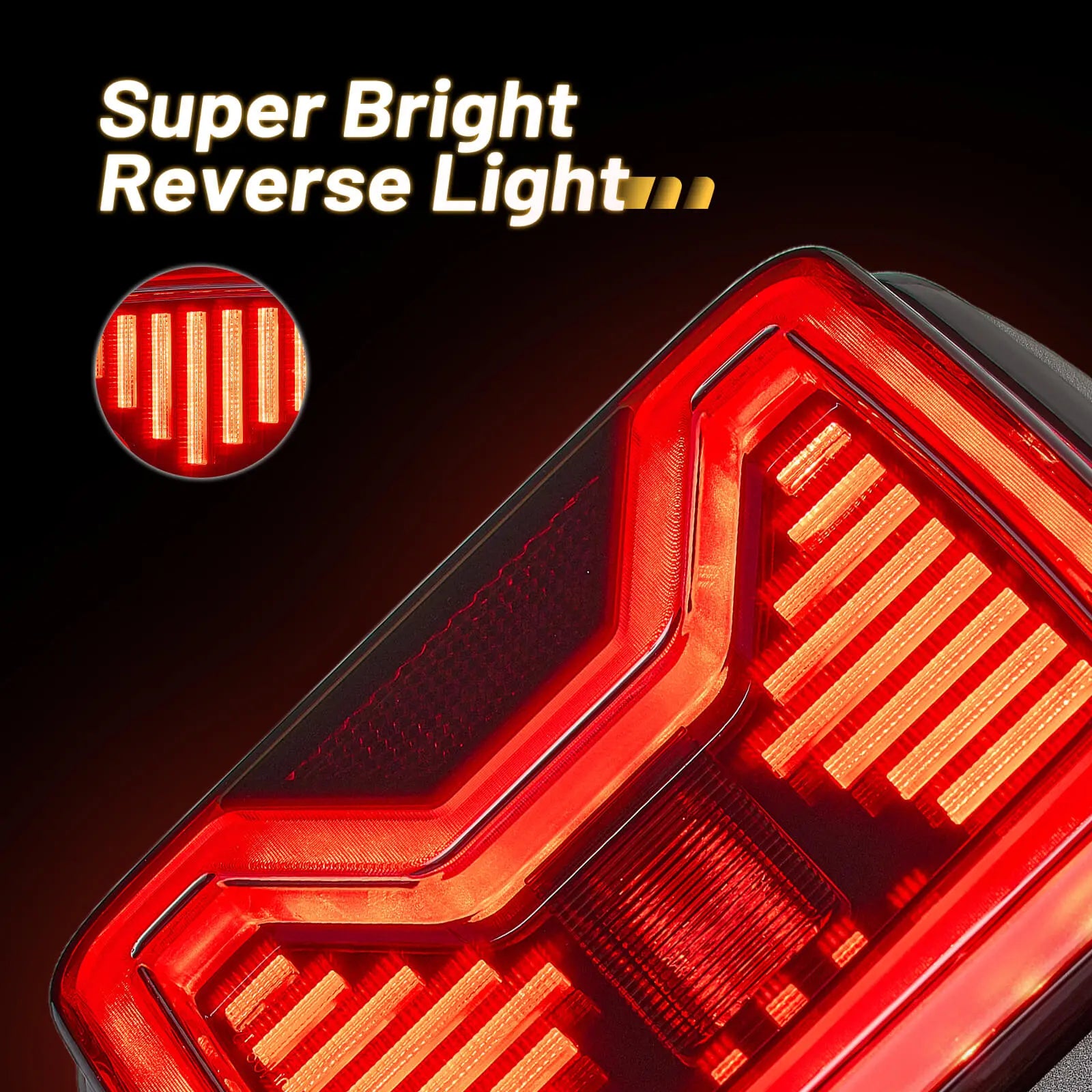 LED reverse light function on Jeep JL tail lights