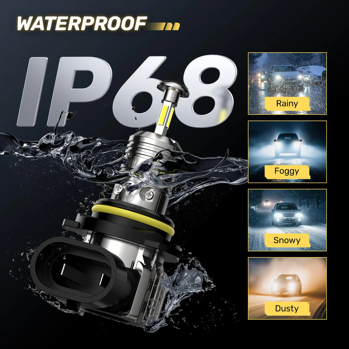 T6F 9006 led bulb - IP68 Weatherproof Design for All Conditions