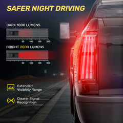 LED Tail Lights Assembly Fit for Chevy Silverado 2003-2007 1500 2500 3500HD, IP67 Waterproof LED Tail Lights Rear Tail Lights Pair White | Hawkglow